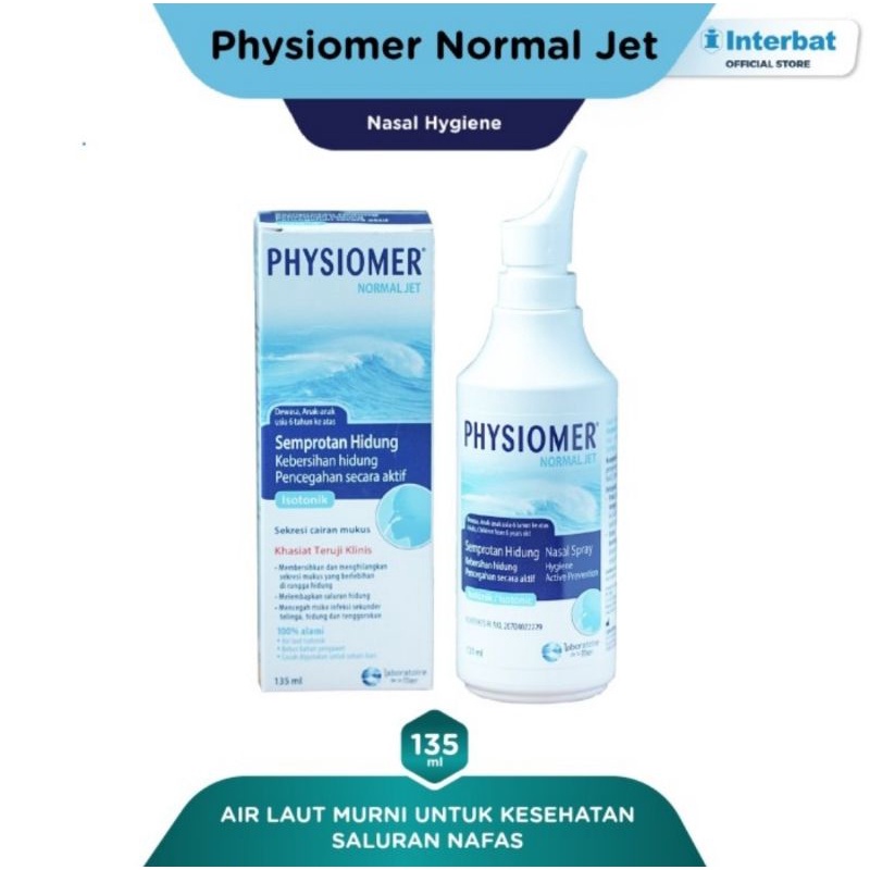 Physiomer Normal Jet Nasall Spray Hygiene 135 ml/Semprotan Hidung