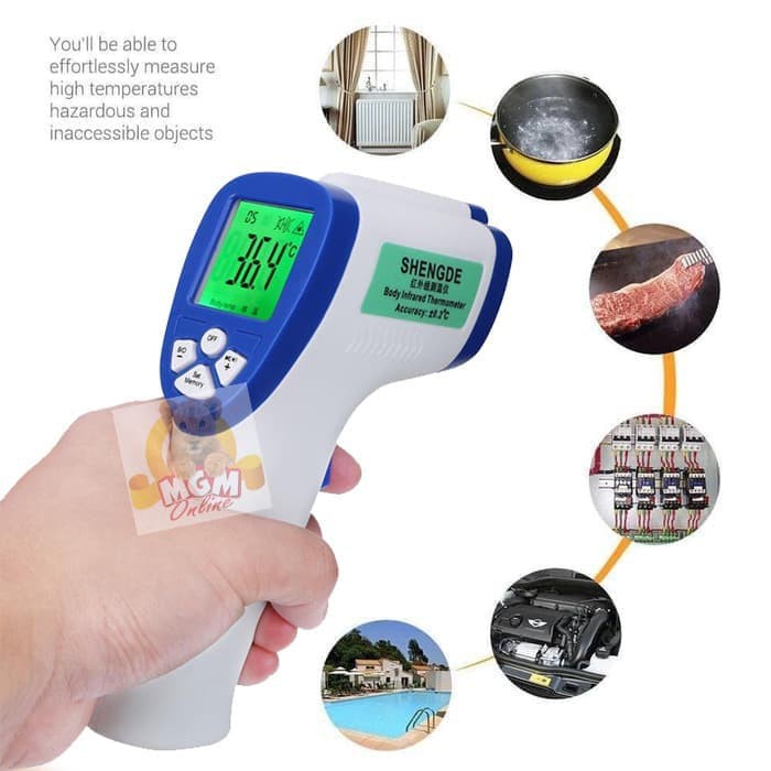 Termometer tembak NonContact Infrared Thermometer Badan &amp; Barang