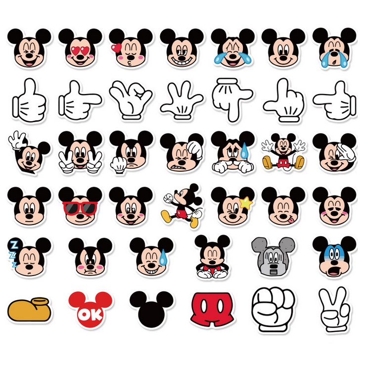 A31 STICKER 10PCS (MICKEY MOUSE) anti air notebook scrapbook label tempel motif kartun superhero super hero unik lucu atk alat tulis kantor murah viral termurah kartun komputer leptop handphone hp smartphone koper laptop tembok kulkas disney anime