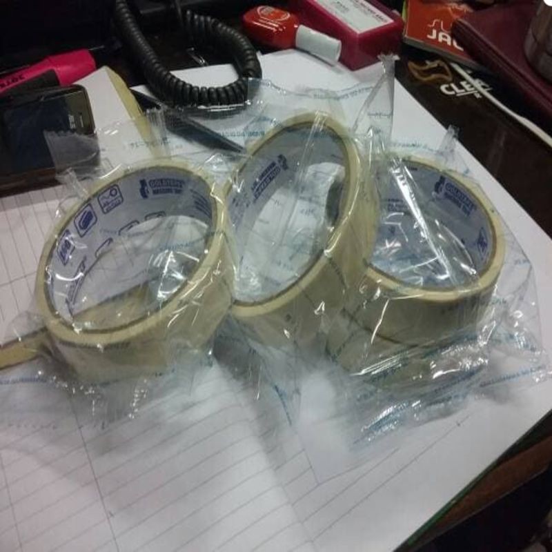 

MASKING TAPE GOLD TAPE UKURAN 1" / LAKBAN KERTAS GOLDTAPE 1 INCHI