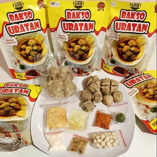

Bakso uratan khas garut