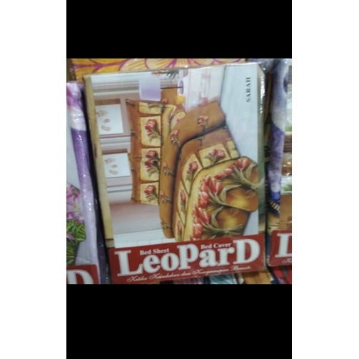 sprei leopard 180 X 200