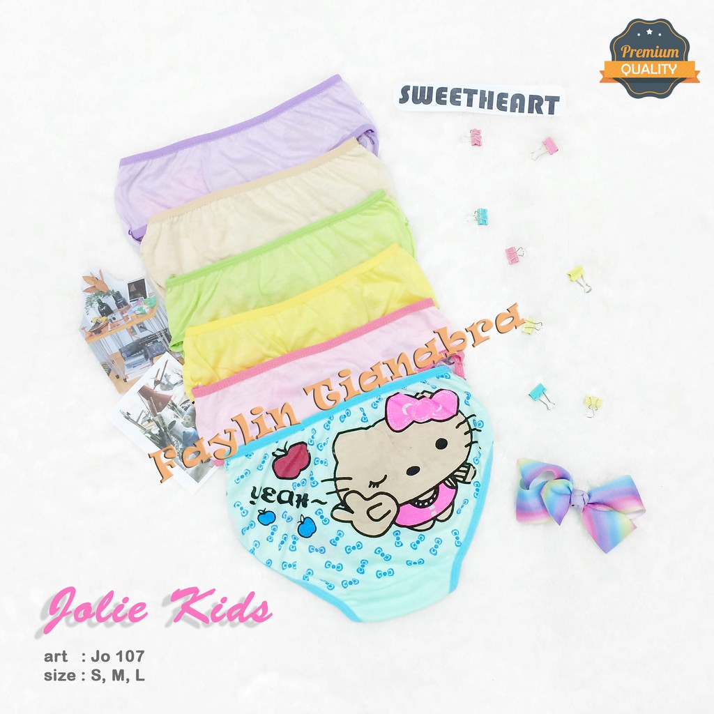 JOLIE KIDS | Celana Dalam Anak Cewek Motif Karakter