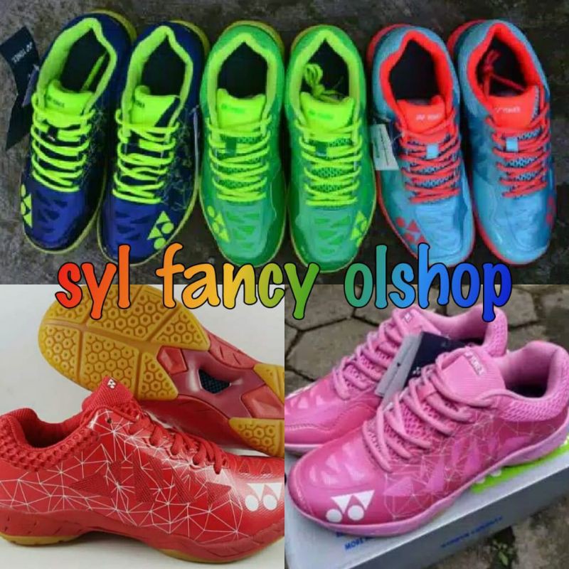 Sepatu Yonex Aerus 2 Red Blue Pink Green Navy Badminton Shoes