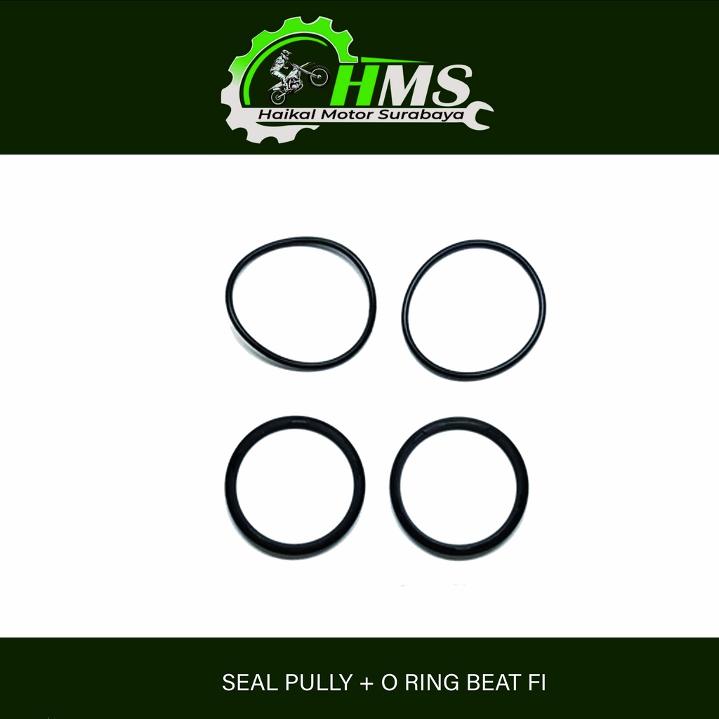 SEAL PULLY + O RING BEAT FI 2013 - SIL PULI CVT HONDA BEAT INJEKSI