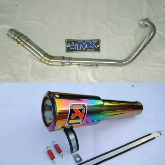 fullsystem Knalpot Racing CBR 150 gsx 150 R15v3 r15v2 vixion tiger revo byson akrapovic GP pelangi