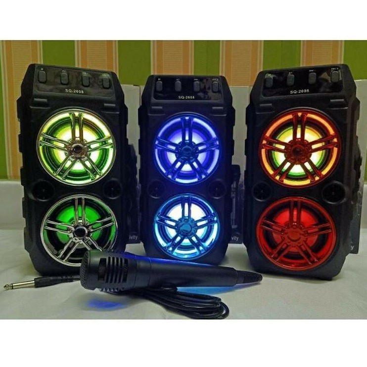 MUSIK BOX BLUETOOTH / SPEKER BLUETOOTH / SPEKER KAROKE + Mic