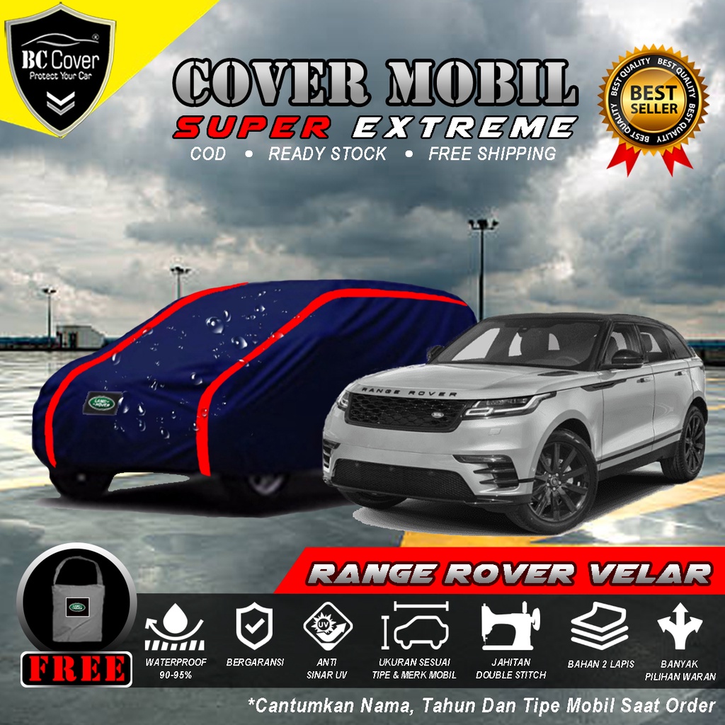 Body Cover Mobil Land Rover Velar Outdoor / Sarung Mobil Range Rover Velar Waterproof / Selimut Mobil Mantel Mobil Penutup Tutup Pelindung Mobil Land Rover Velar Anti Air