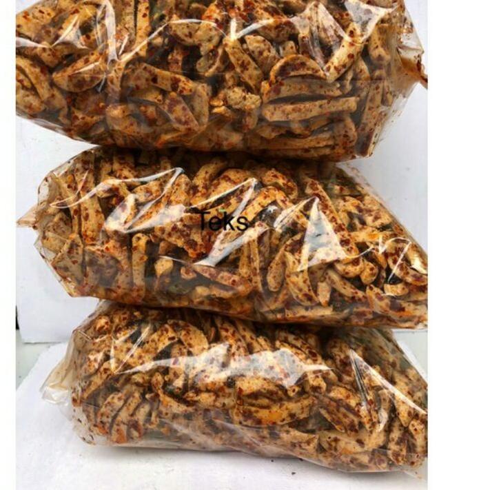 

Harga Baru Basreng daun jeruk extra pedas isi 1kg | 1.1 F⚡ash sale | COD | LAUNCHING