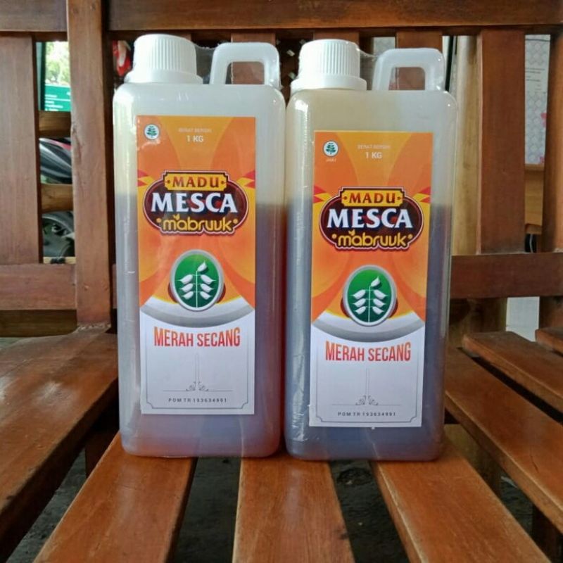 

Madu Merah SECANG MESCA Murni Kemasan Satu 1 Kg Mabruuk Madu