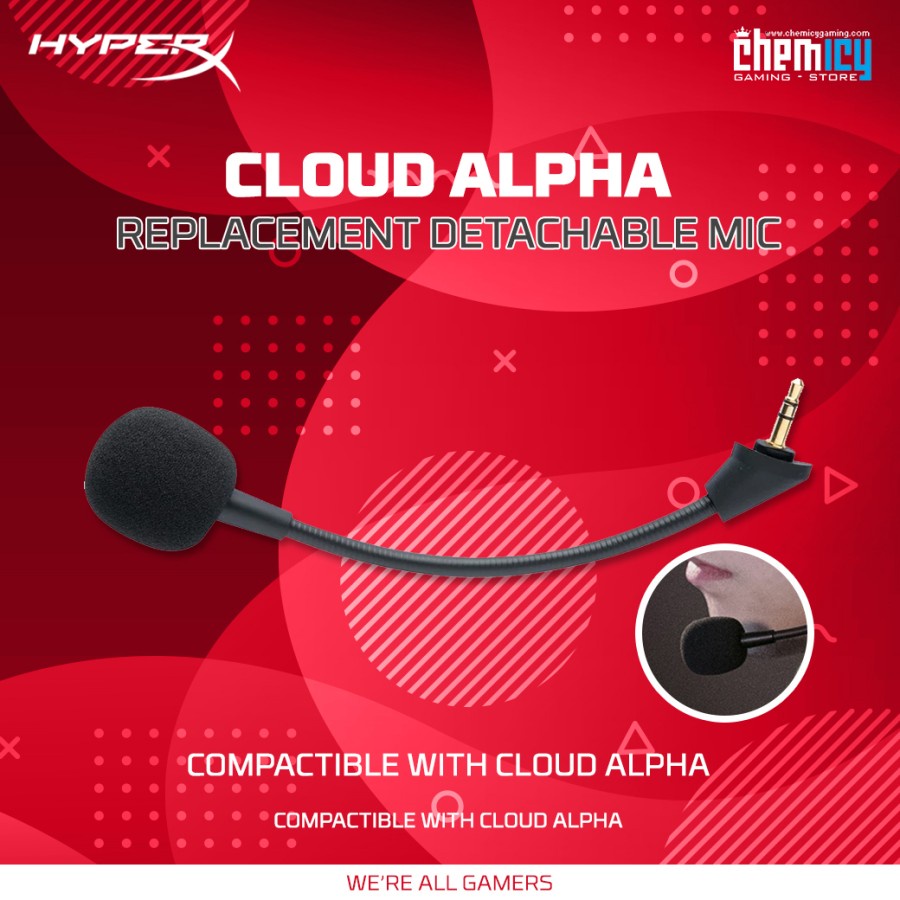 HyperX Cloud Alpha Replacement Detachable Microphone