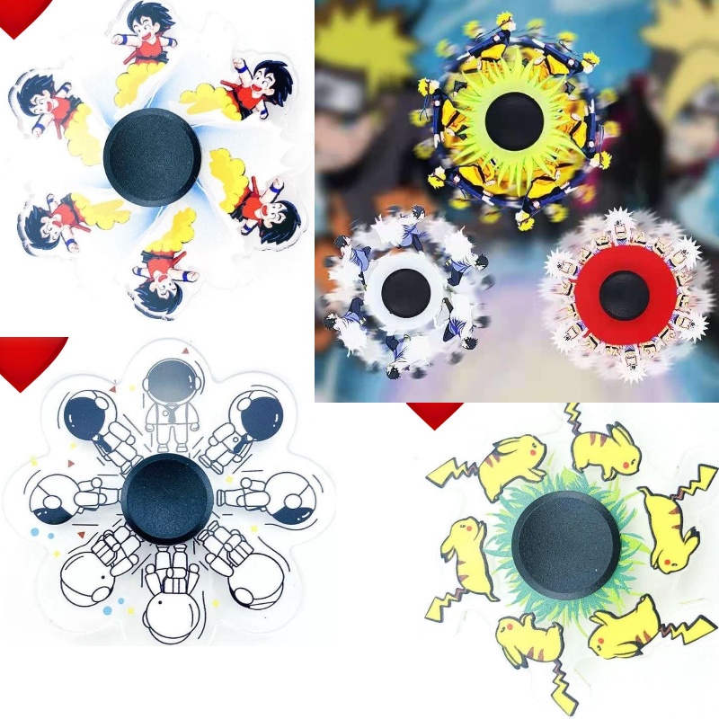 KLF - FIDGET SPINNER GYRO 3D UNIK MOTIF ASTRONOT NARUTO JIRAIYA JIRAYA SASUKE DRAGON BALL PIKACHU