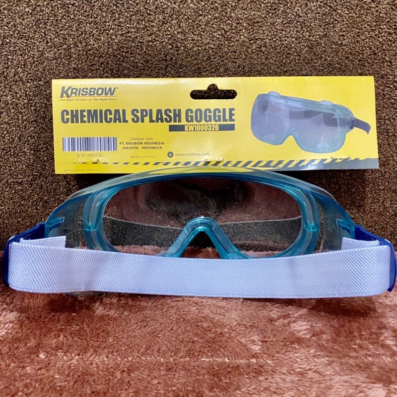 Kacamata Safety Chemical splash goggle Krisbow