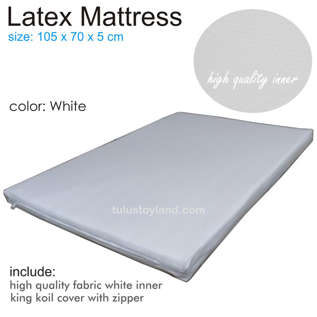 Latex Mattress Kasur Lateks Matras Bayi size 105 x 70 x 5 cm cocok untuk Baby Box Pliko Next to Me