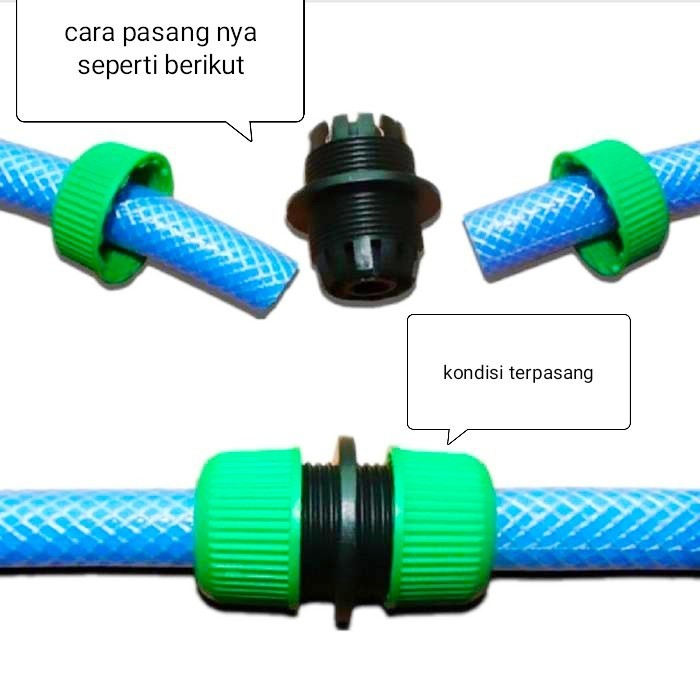 MAXPUMP KONEKTOR 5/8 INCH Konektor Sambungan antar Selang 5/8 inch (water hose joint) Conector Selang Kran Termurah