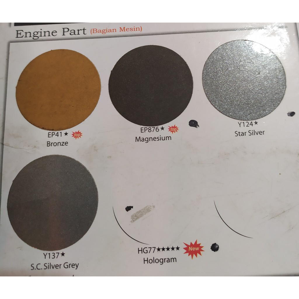 CAT SAMURAI PAINT Y124 STAR SILVER