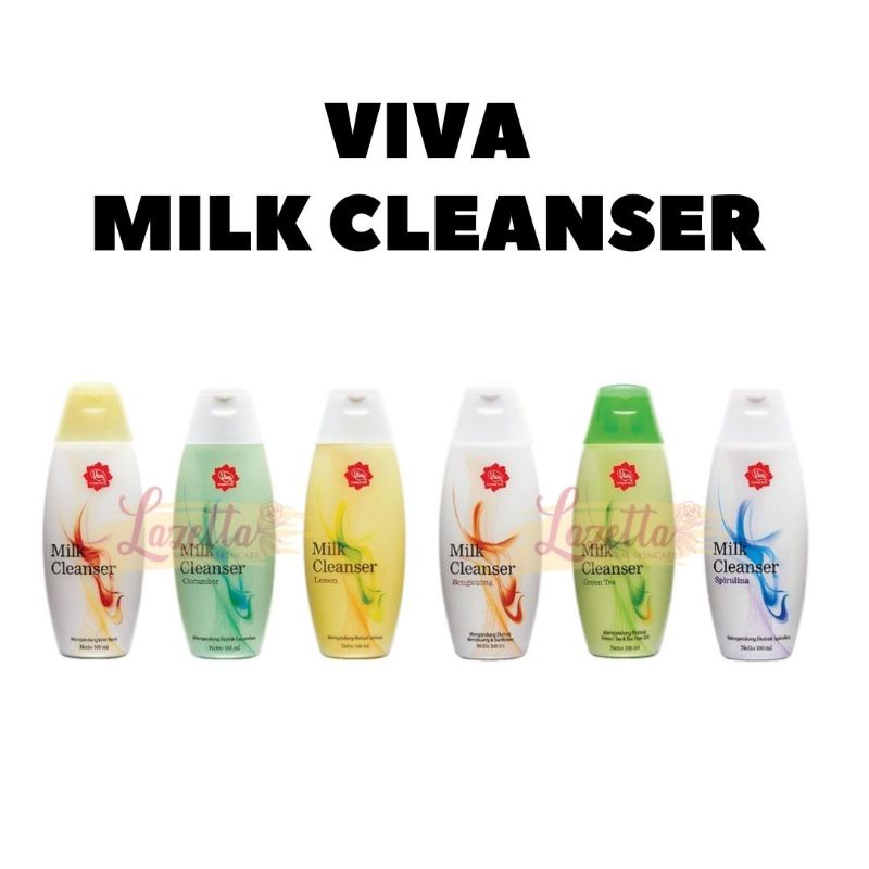 Air Mawar Viva 100 ml | Viva Face Tonic 100 ml | Viva Milk Cleanser 100 ml