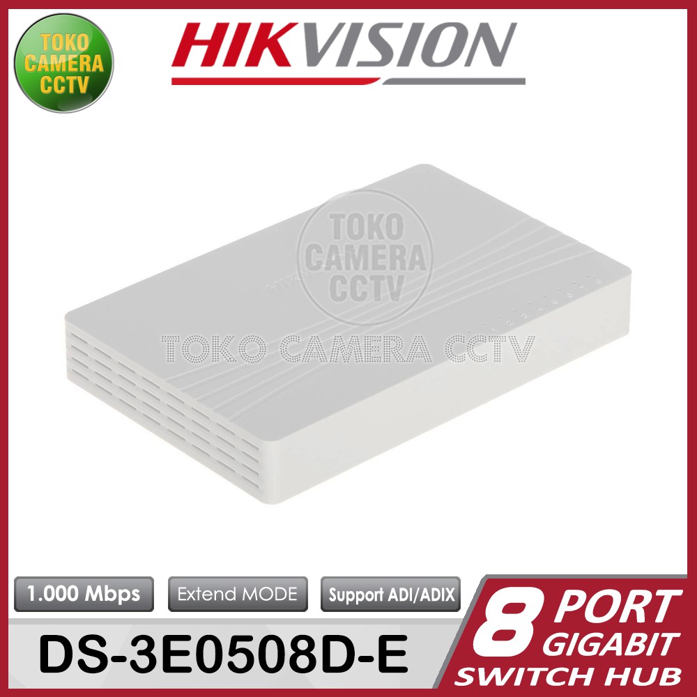 SWITCH HUB GIGABIT HIKVISION 8 PORT