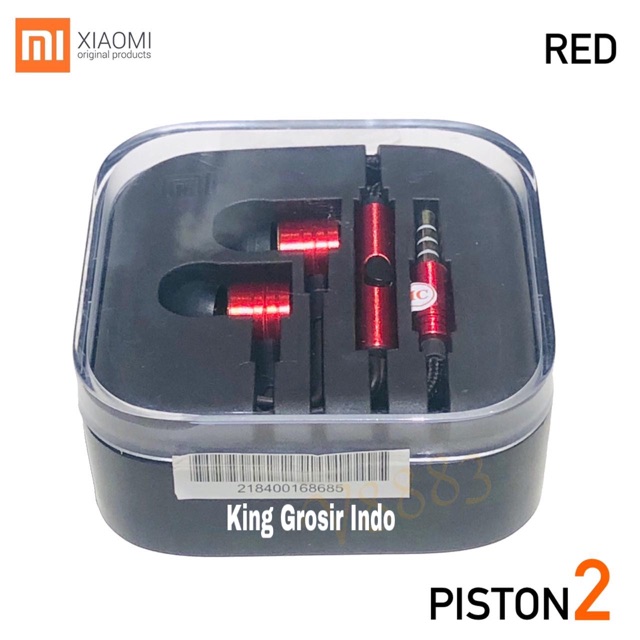 Handsfree Headset Xioami Piston 2 Original 100% Earphone Xiao Mi