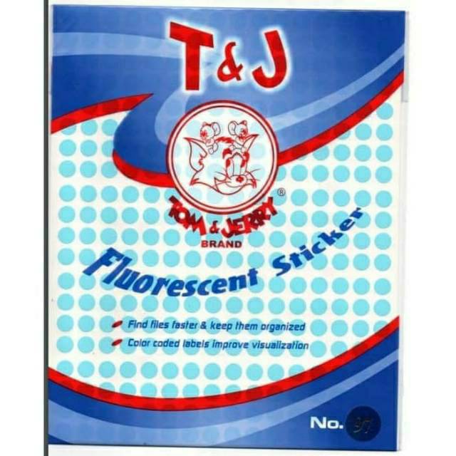 Label Dot / Fluorescent Sticker Tom &amp; Jerry 97 - 114