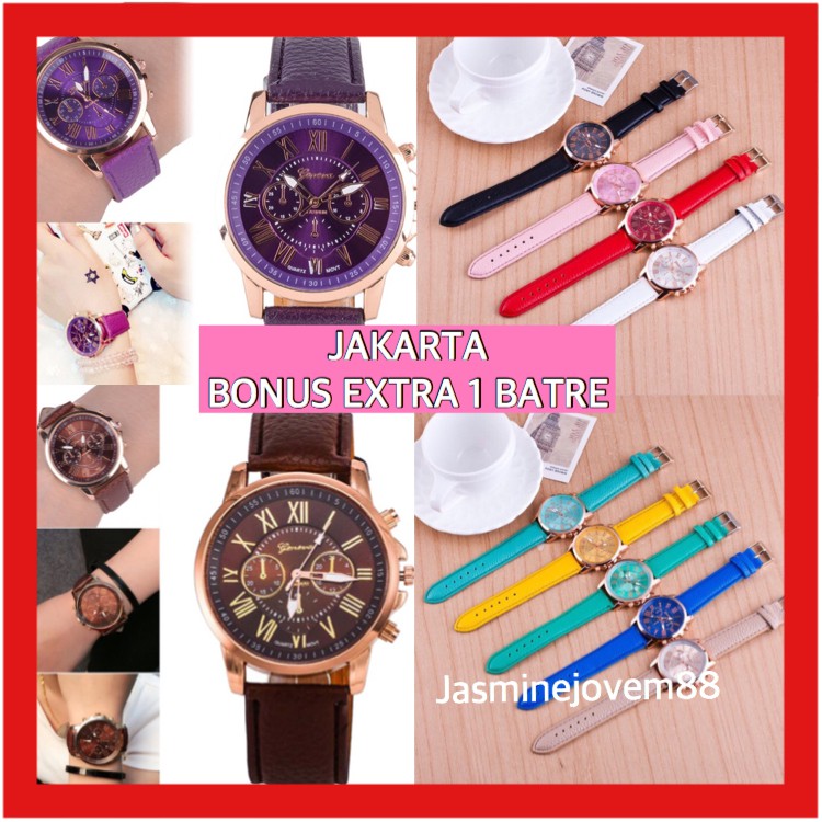 READY STOCK JAKARTA-JAM TANGAN MEWAH BONUS + EXTRA 1 BATRE