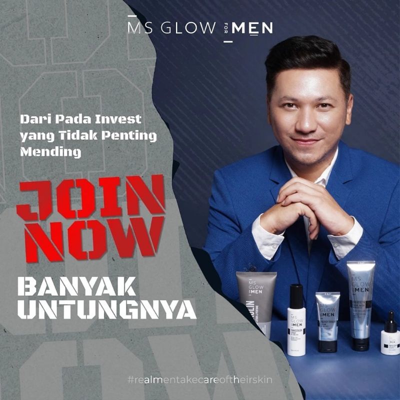 MS GLOW FOR MEN PAKET LENGKAP KOMPLIT MENGHILANGKAN JERAWAT BOPENG DAN MENCERAHKAN WAJAH BPOM ORIGINAL-4