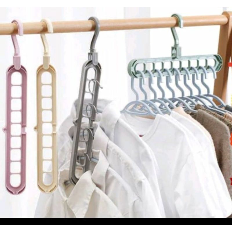 gantungan baju / hanger magic multifungsional