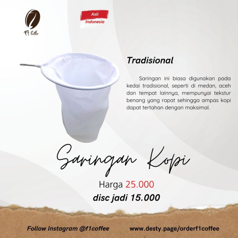 Saringan Kopi - F1coffee