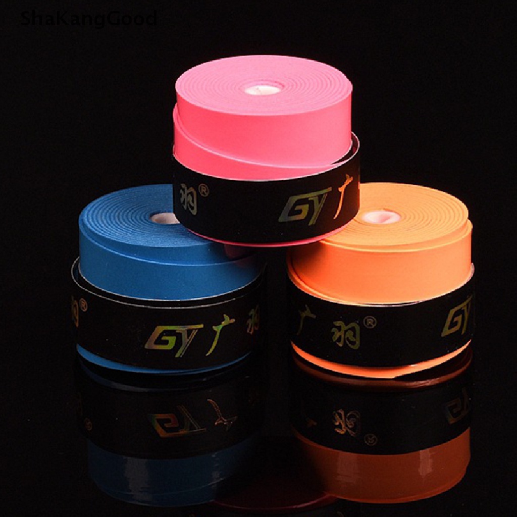 Skid 10Pcs Tape Pembungkus Gagang Raket Tenis Bahan PU Anti Slip Menyerap Keringat