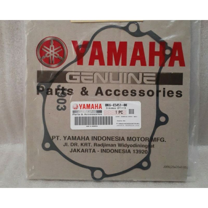 PAKING BAK MAGNET MAGNIT R15 VVA ASLI ORI YAMAHA BK6 E5451 00