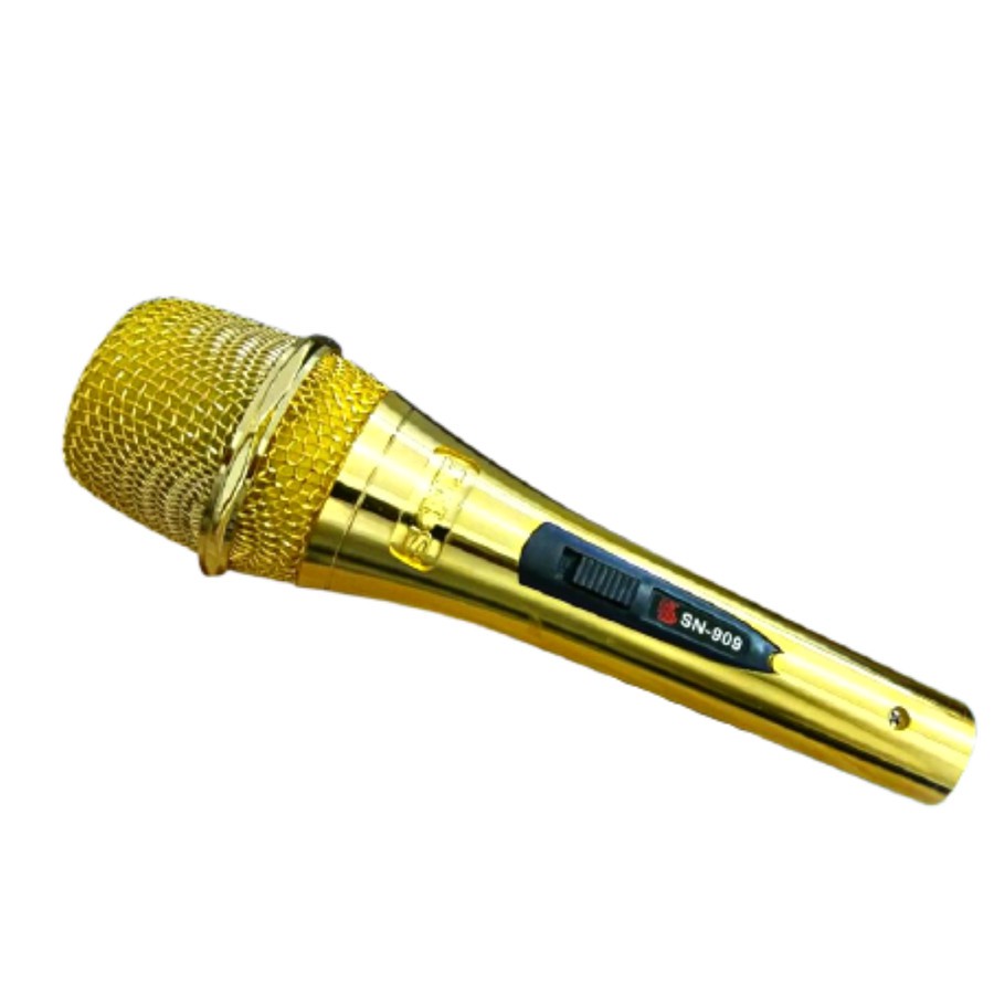 MIC SONY SN 909 BODY GOLD EDITION MICROPHONE KABEL MIC KARAOKE