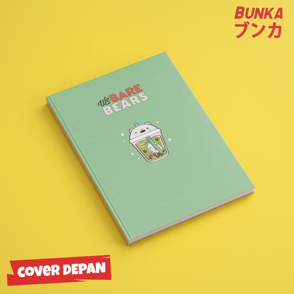 

Notebook Hardcover We Bare Bears Ice Bear Mug Ukuran A5 Buku Tulis Catatan Note Agenda Planner Jurnal Gift Couple