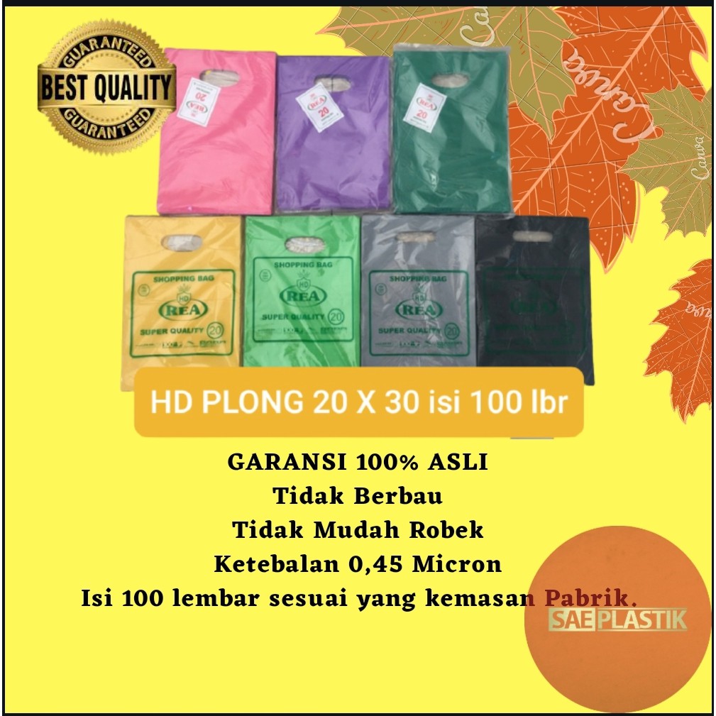 

PLASTIK PACKING ONLINE PLONG REA 20 X 30 isi 100