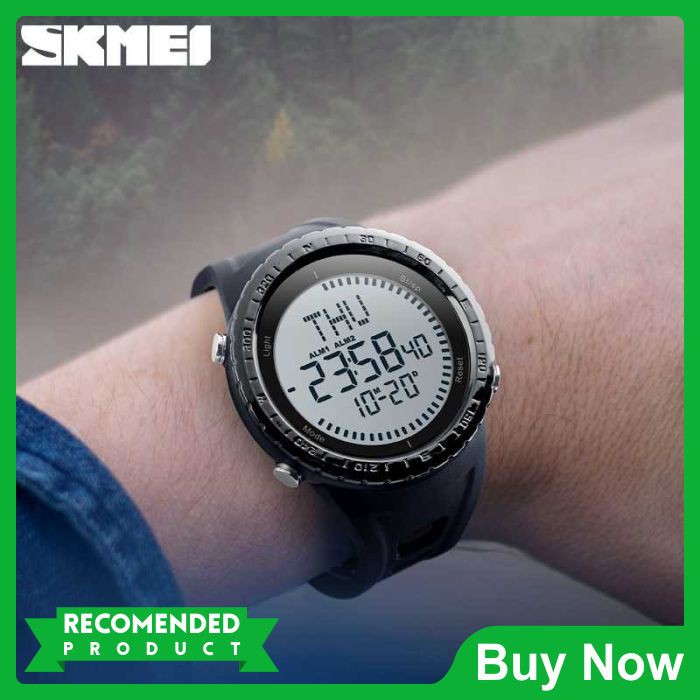SKMEI Jam Tangan Digital Pria Kompas - 1342