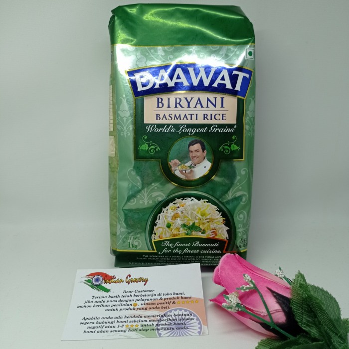 

DAAWAT BIRYANI BASMATI RICE 1KG