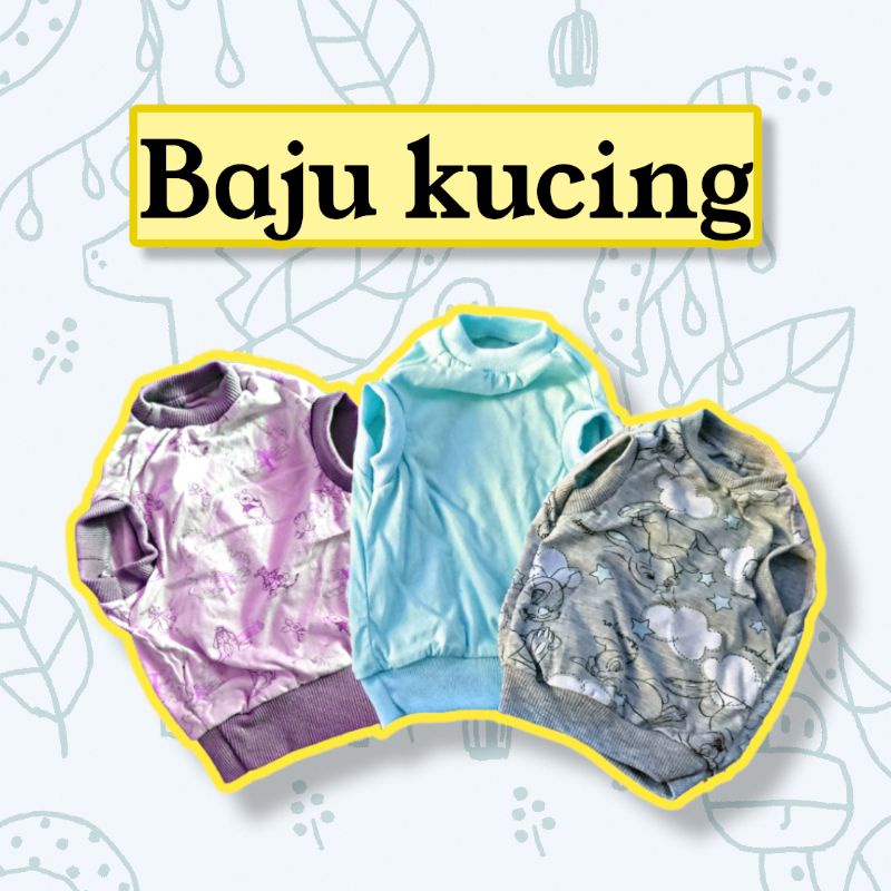 baju kucing ukuran kitten