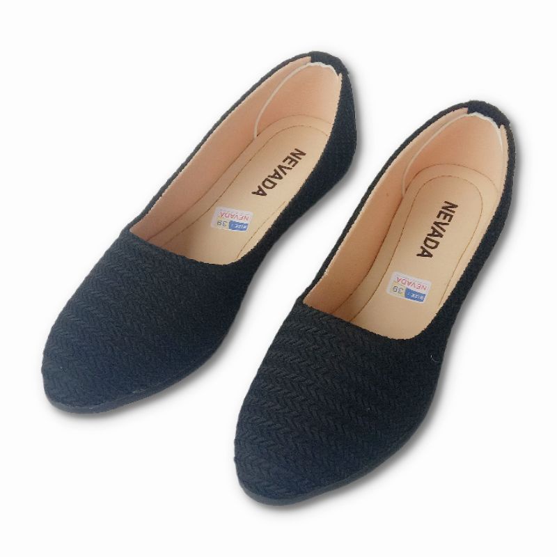 Terbaru flatshoes wanita rajut nevada | Sepatu flat shoes wanita murah