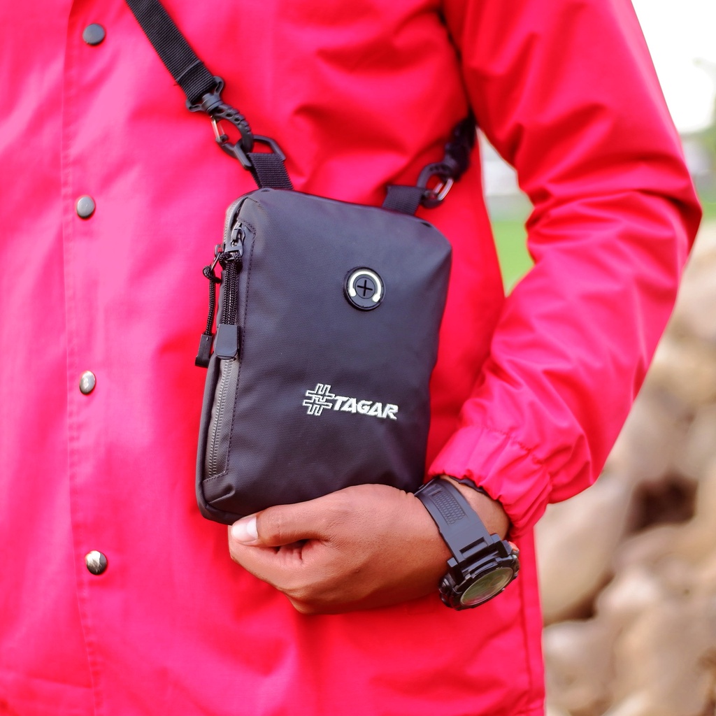 Tas Selempang Slingbag Pouch Bag WaterProof Premium TAGAR SM-01 Tas Selempang HP Waterproof Sling Bag Mini Anti Air