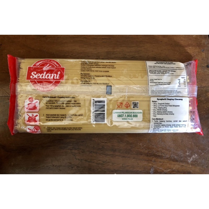 Sedani Spaghetti 1 kg