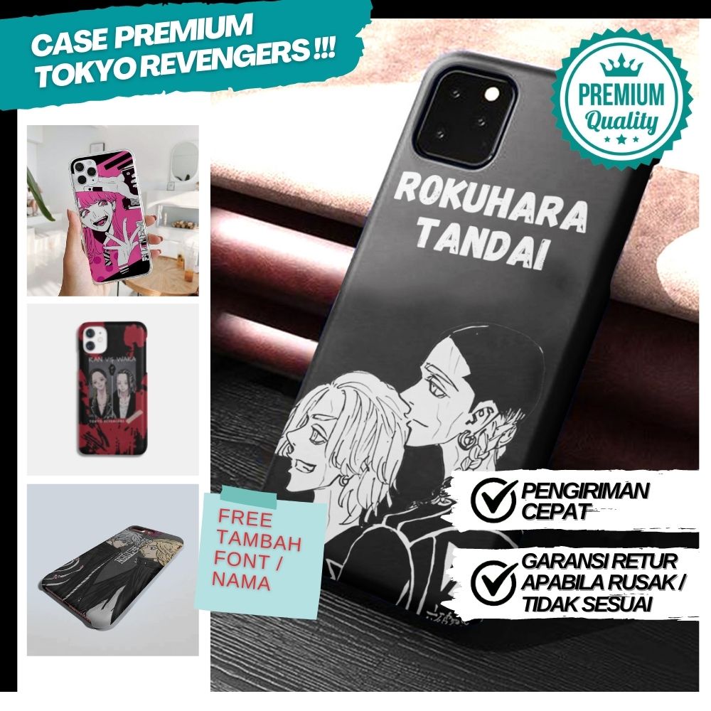 TR1 - Case Casing Premium  Anime Tokyo Revengers Kanto Manji Brahman Rokuhara Tandai By boom08s