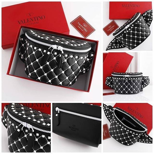 Best Seller Valentino Rockstud spike belt bag 51662