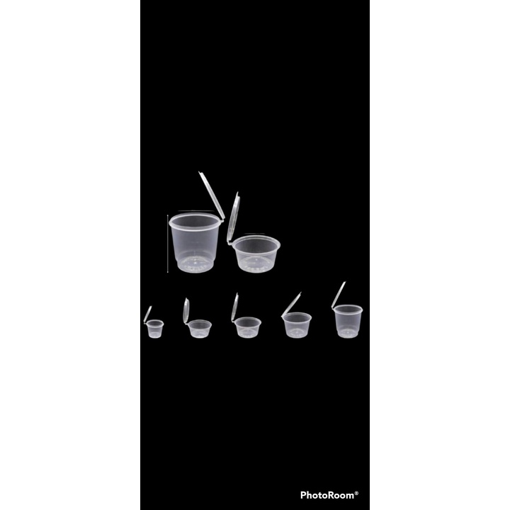 50pcs cup sambal - cup plastik - thinwall kecil