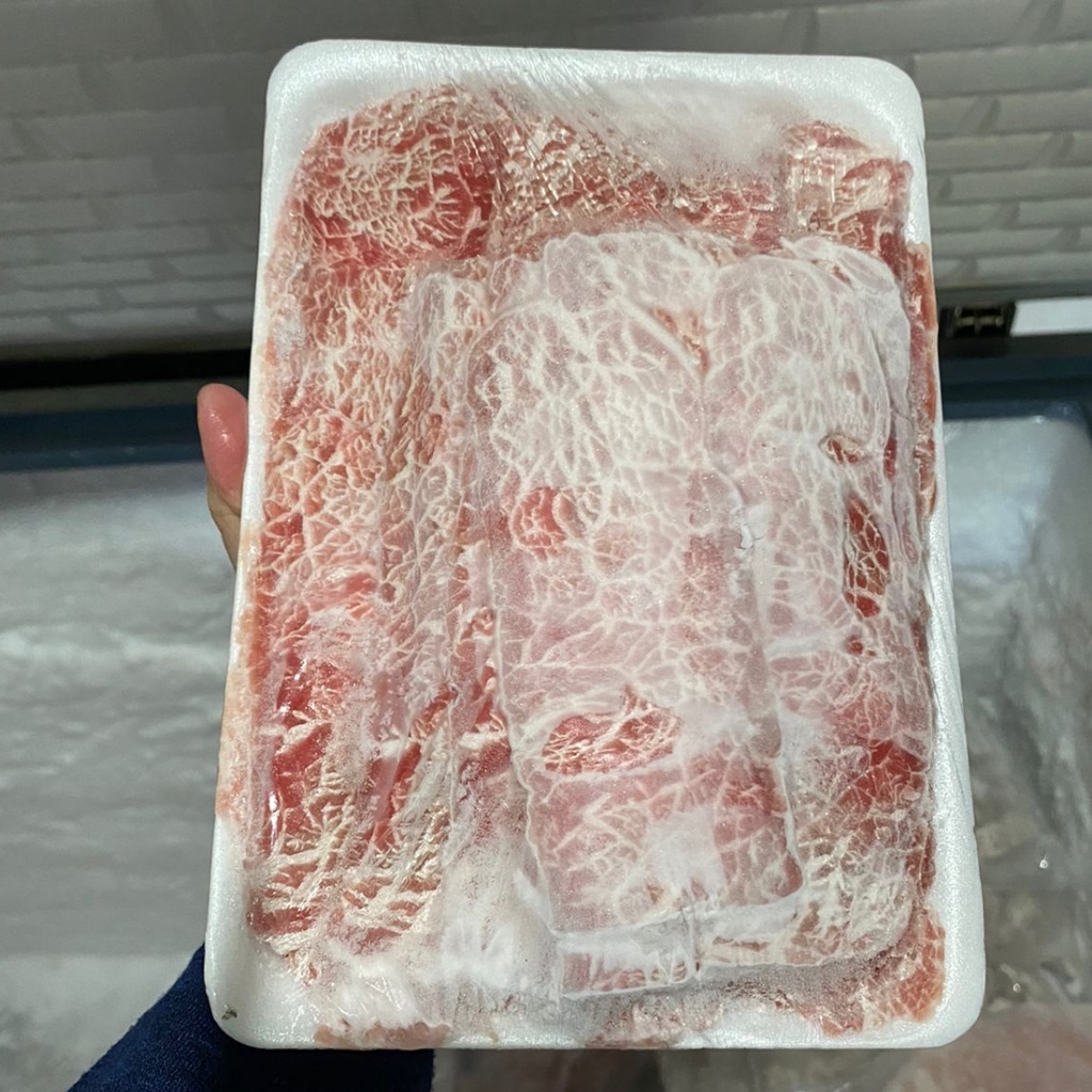

Beef Slice Meltique Wagyu 250 gram Daging Import Aussie Halal