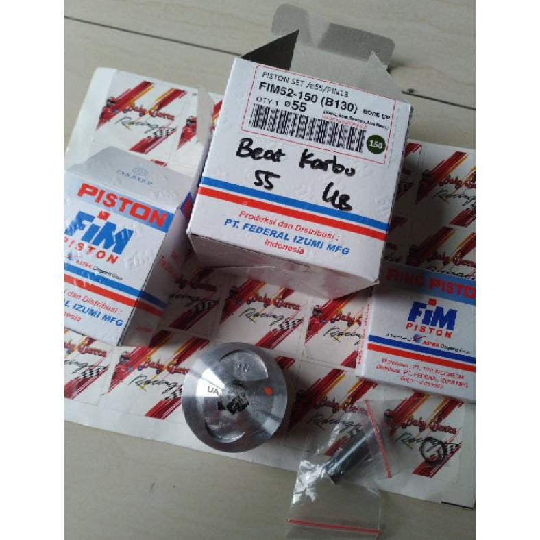 Sale PISTON KIT FIM 52 BEAT VARIO BLADE KARBU 53.5 54 54.5 55 PEN 13 MM TERBARU SEHER RING IZUMI RAC