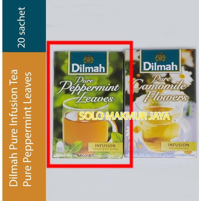 

[[BISA COD]] Dilmah Infusion Tea Teh Celup Aroma - Peppermint Leaf PROMO SPECIAL Kode 1019