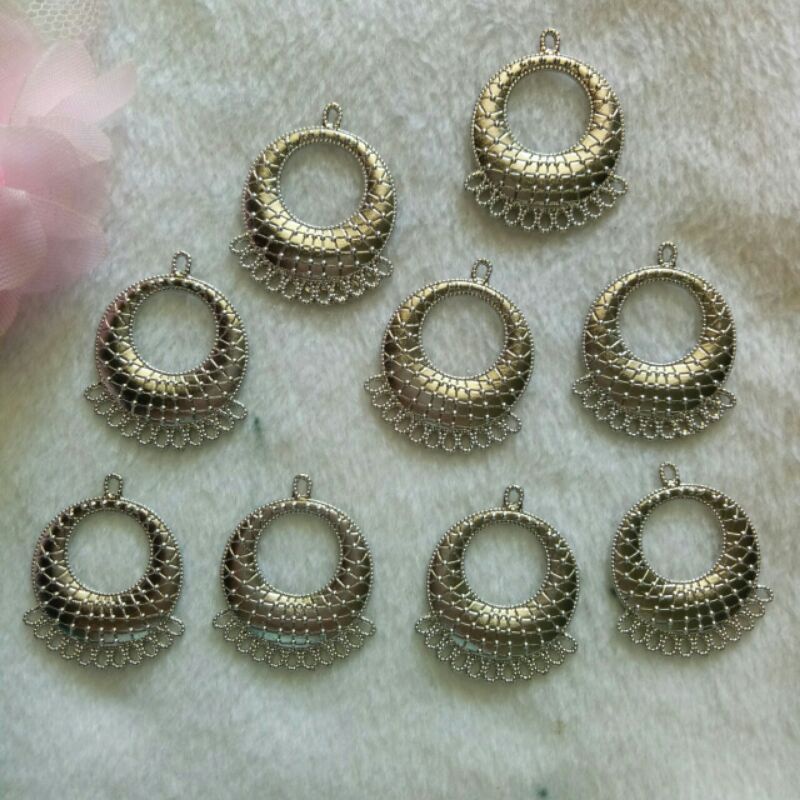 Kerangka anting bahan aksesori (10biji)