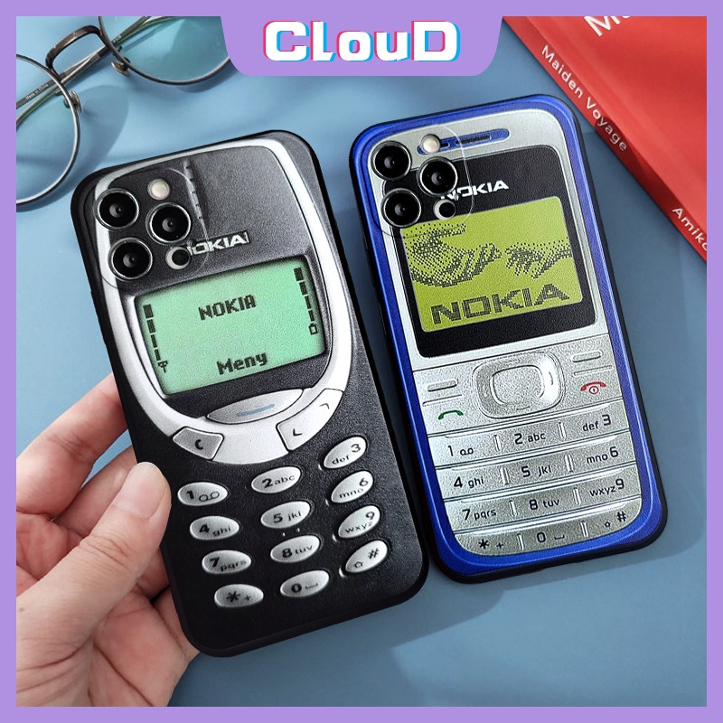 IPHONE Case Pelindung Lensa Penuh Tahan Banting Gaya Vintage Untuk Nokia X 7 8 Plus XR XS Max 6 6s Plus SE 2020 12 11 13 Pro Max