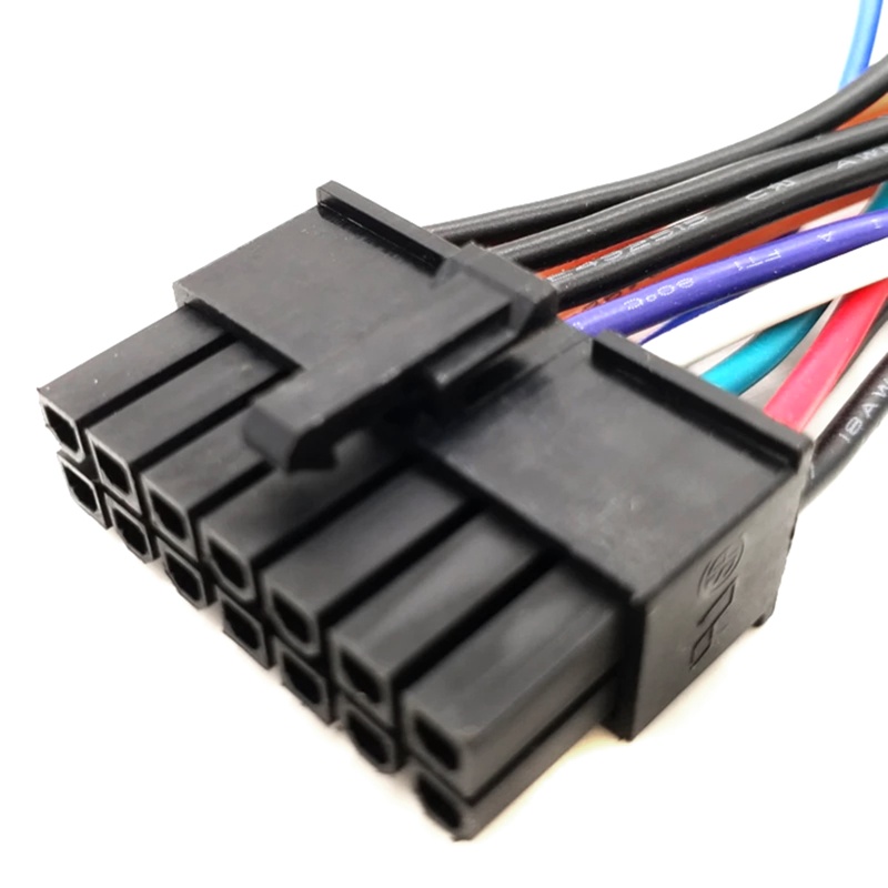 Btsg 18AWG 24Pin Ke 14pin ATX Power Supply Kabel Adaptor Untuk Lenovo Untuk IBM 10CM Dura