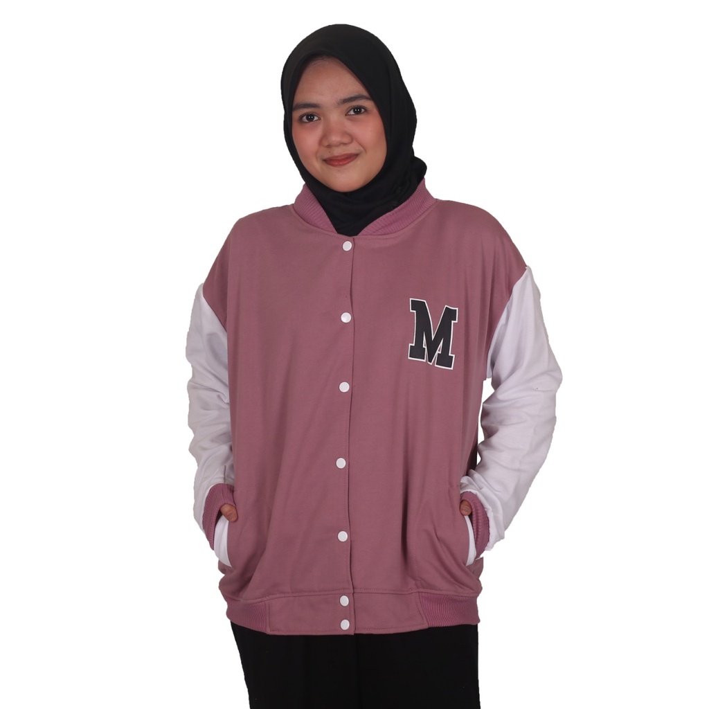 MVP - M Baseball Jaket - Jaket Baseball Unisex