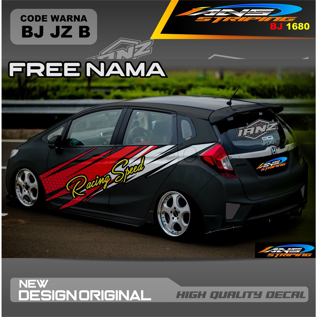 STIKER DECAL MOBIL AYLA TERBARU  / DECAL STICKER MOBIL / STIKER MOBIL / STIKER MOBIL BRIO, HONDA JAZZ, AGYA, AYLA